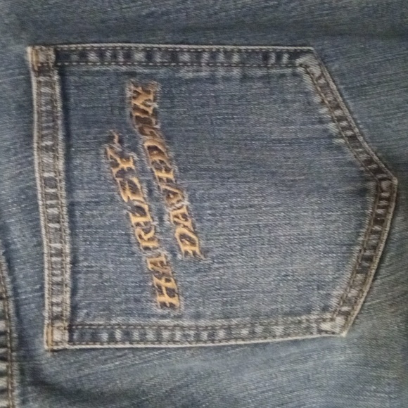 HARLEY-DAVIDSON Jeans 10 Long - Picture 8 of 13